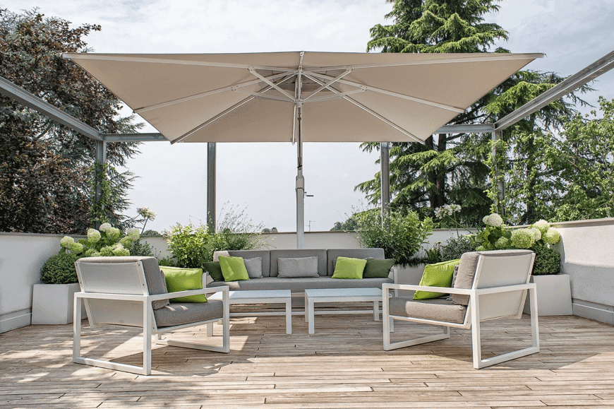 6 ft crank patio umbrella Lycvki 6 ft. Aluminium Outdoor Rectangle Patio Umbrella with Crank Lift and  Tilt Function in Navy Blue WFR735
