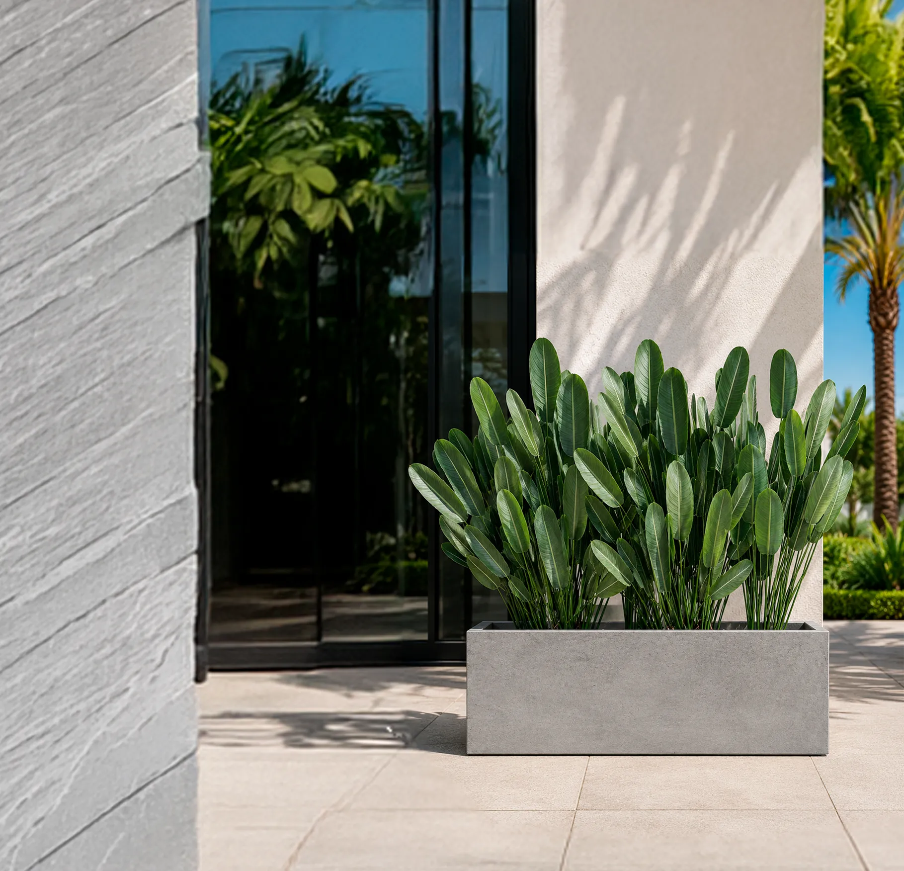Vertex Rectangular Short Planter 5