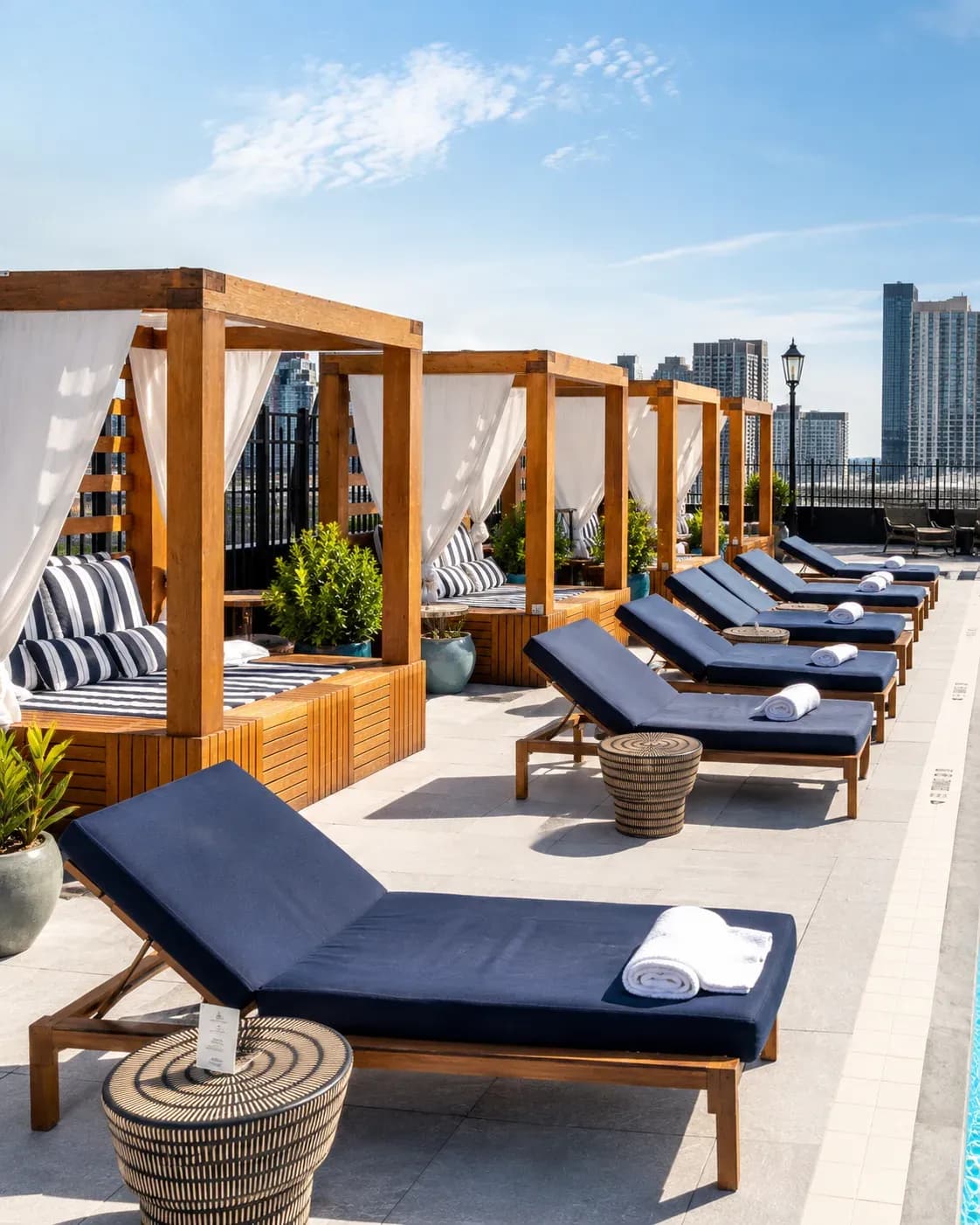 Hospitality architecture and outdoor seating