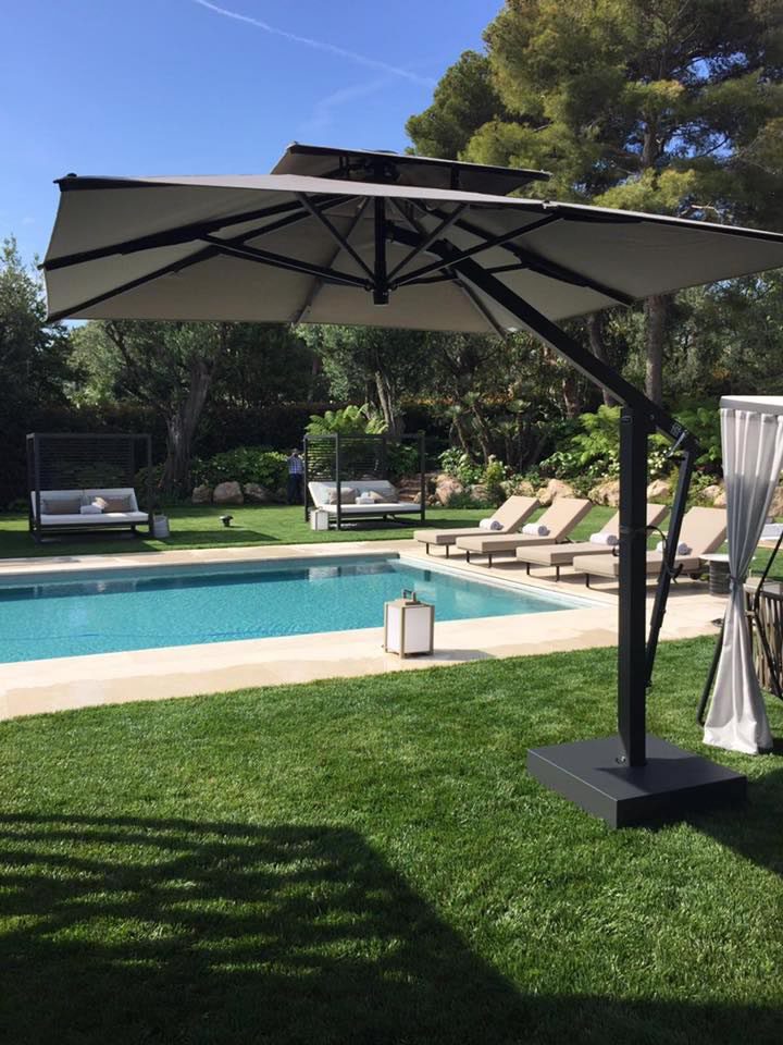 Commercial Pool Umbrellas - cantilever umbrella