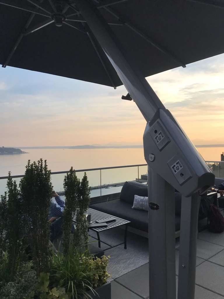 Rooftop Restaurant Umbrella