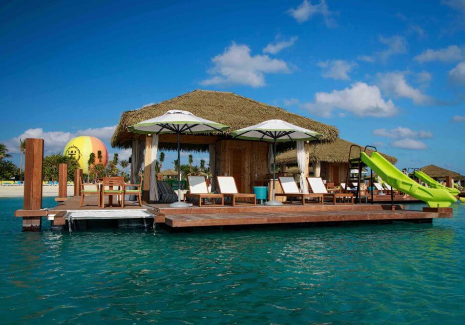 Perfect Day Coco Beach Club beach cabana lounge relax