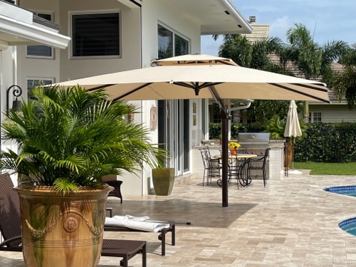 How do I know what size umbrella to get for my patio