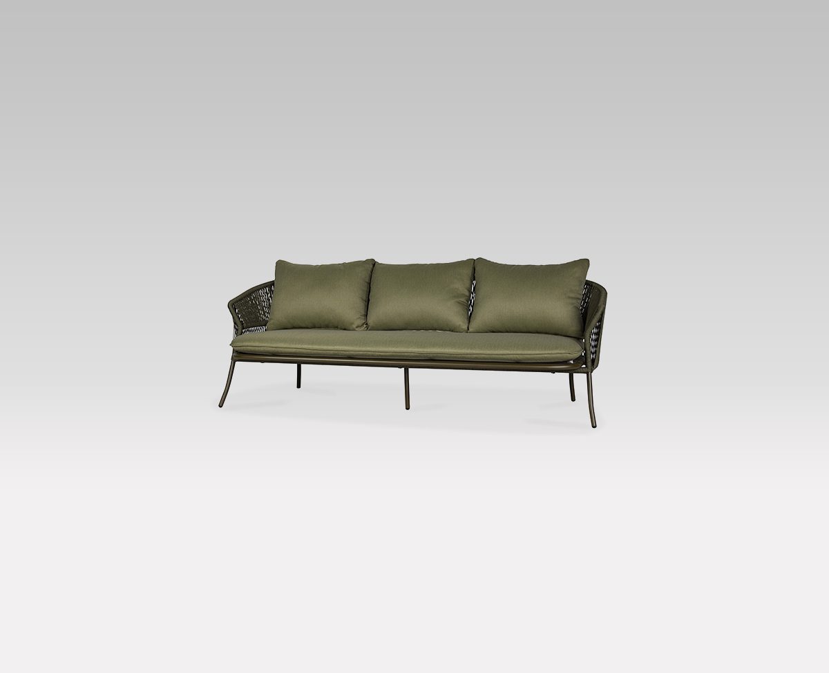 Reggio Triple Sofa - A bold and spacious statement for your living room by Poggesi USA
